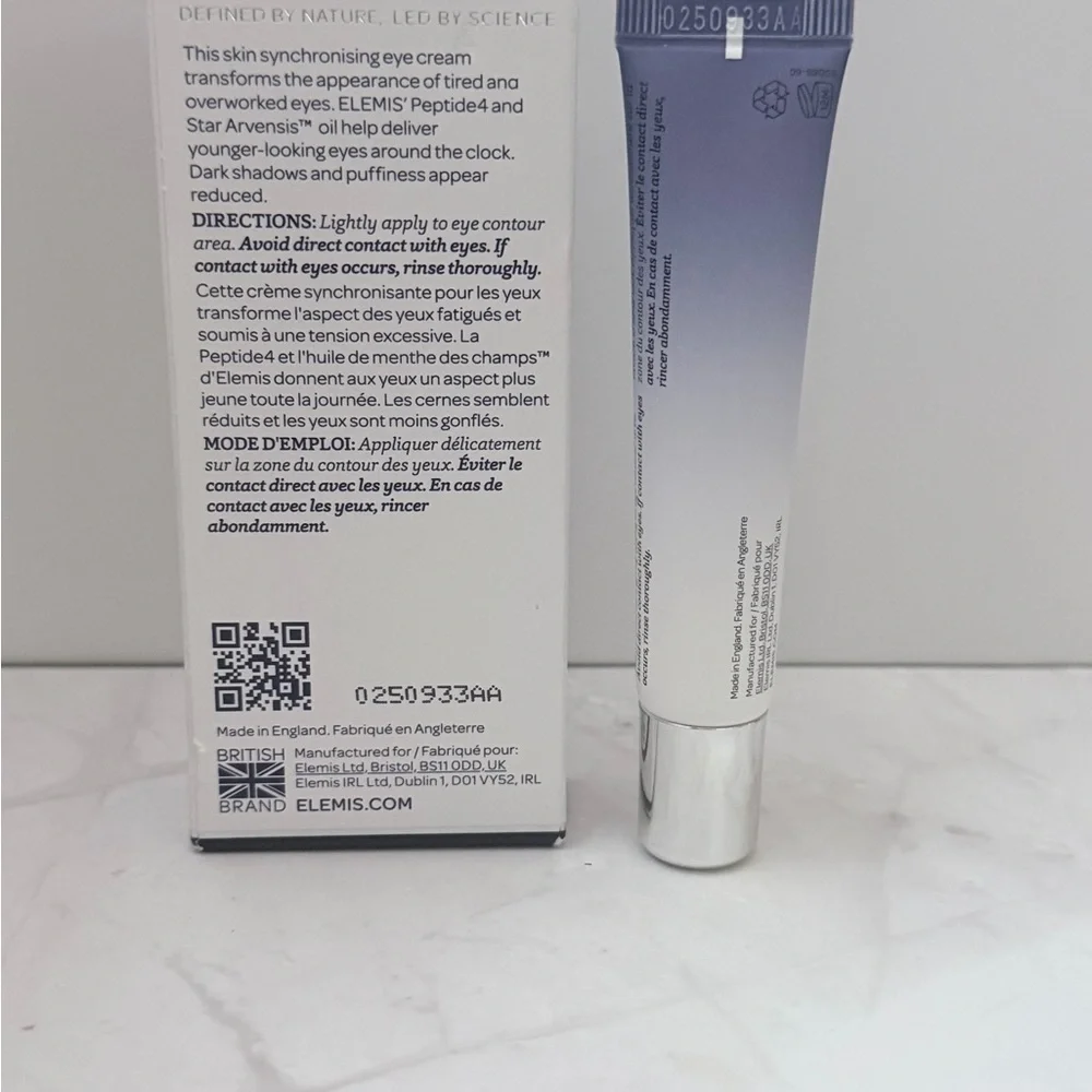 Elemis Peptide4 Eye Recovery Cream 0.5oz Full Size NIB